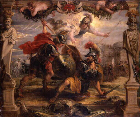 Achilles fighting Hector