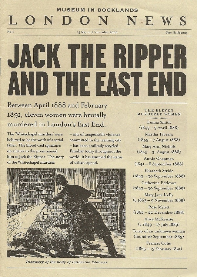 Jack the Ripper Newspaper clipping 1888