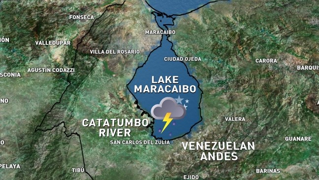 Map of Lake Maracaibo