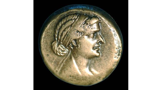 Profile of a Queen Cleopatra (coin)