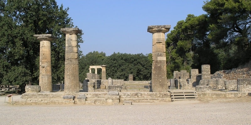 Heraion of Olympia temple