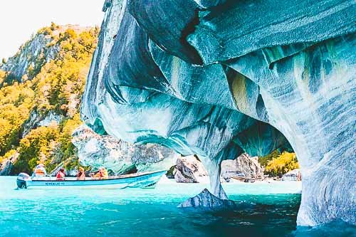 Marble Caves boat tour Patagonia