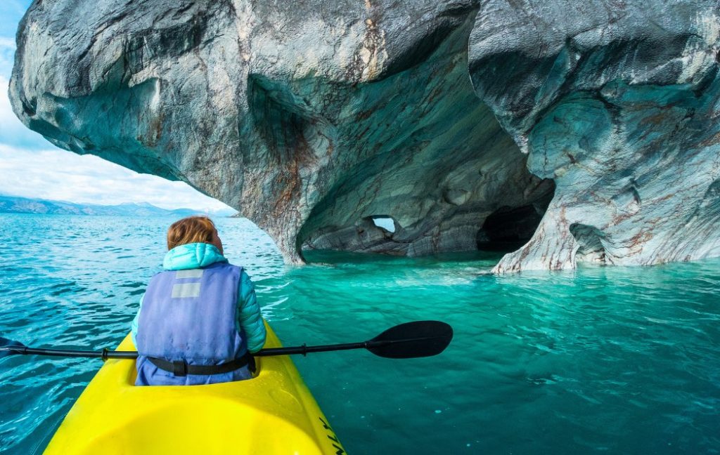 Marble Caves discovery historical