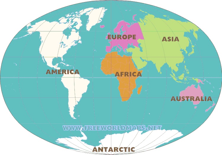 six continents