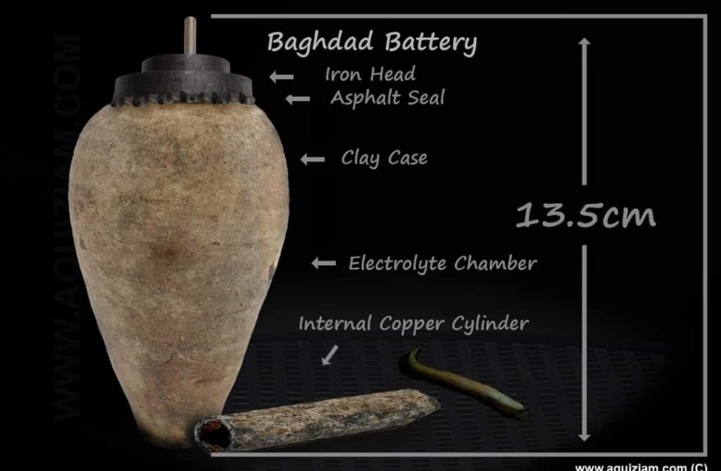 Baghdad Battery electroplating theory