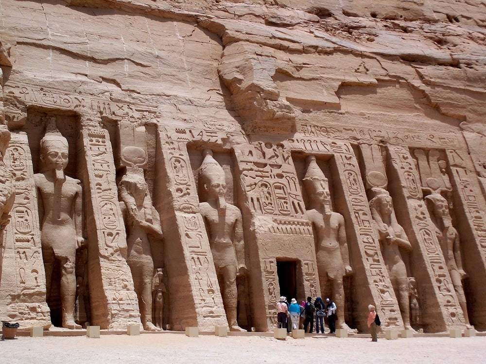 Temple of Queen Nefertari dedicated to Goddess Hathor