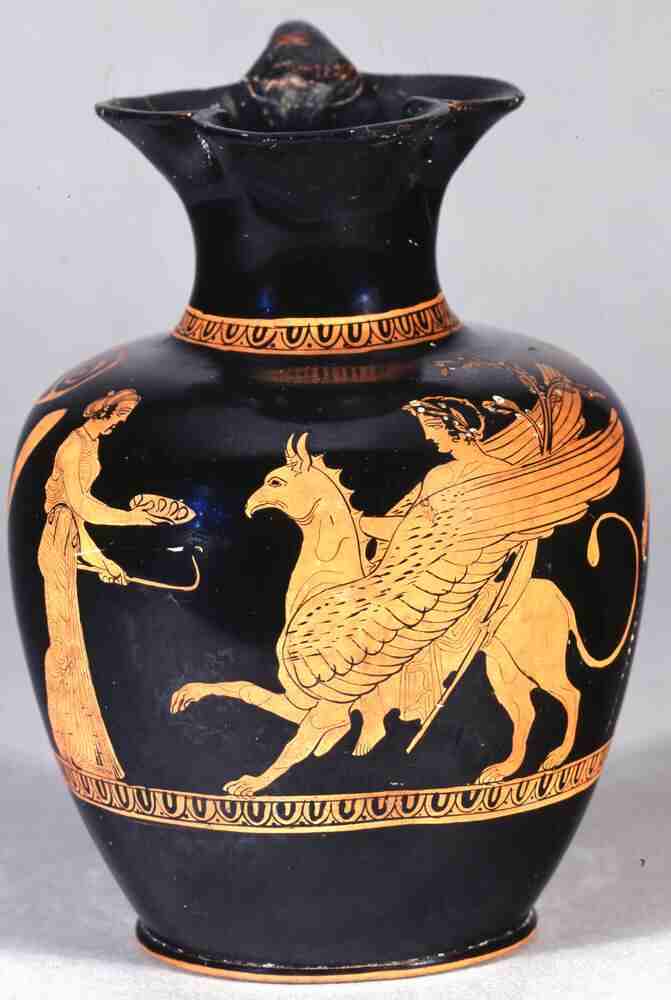 Ancient Greek Griffin pottery