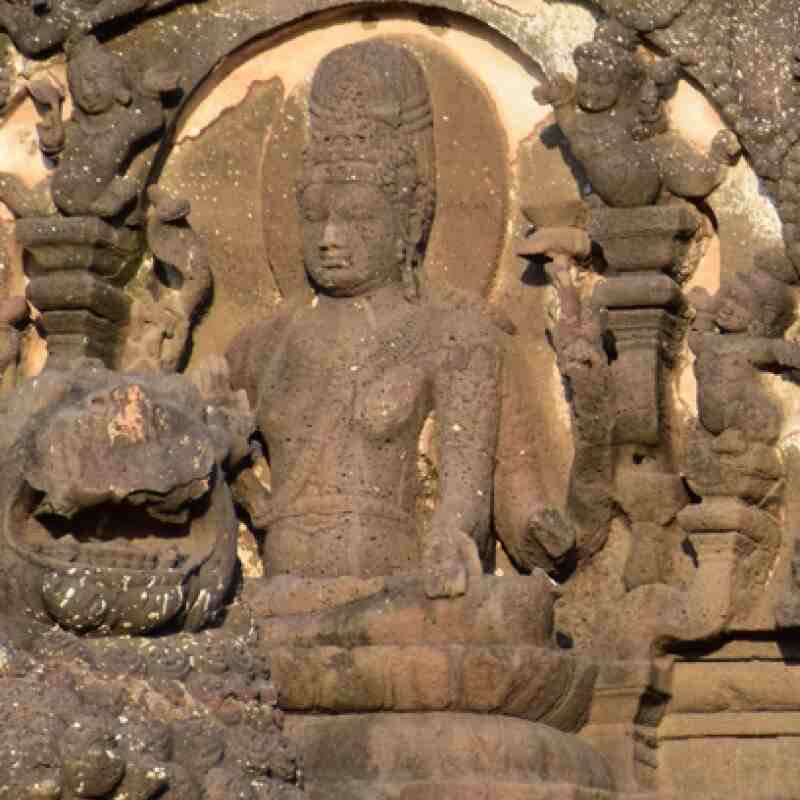 Kailasa Temple sculptures close-up