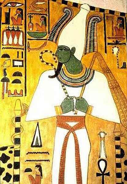 Osiris on the wall