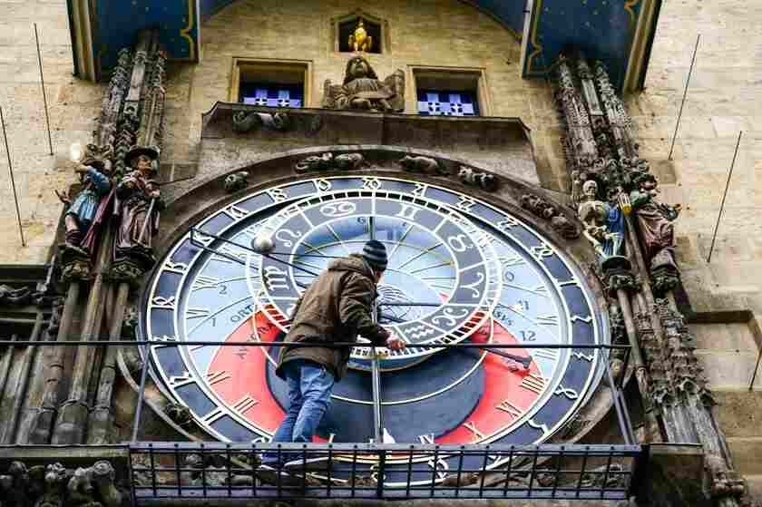 Prague Astronomical Clock restoration