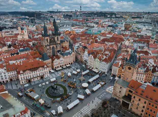 Prague Old Town Square view