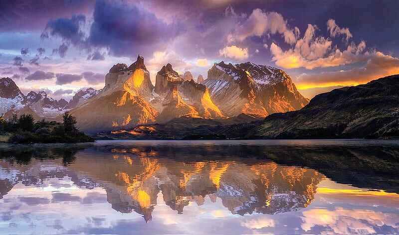 the Andean mountains