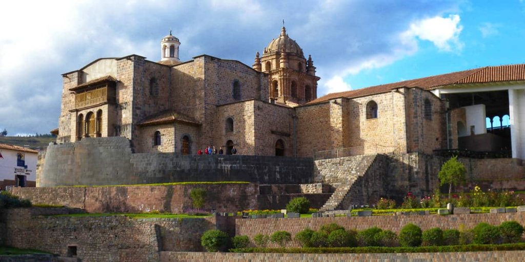 the Coricancha temple ruins in Cusco