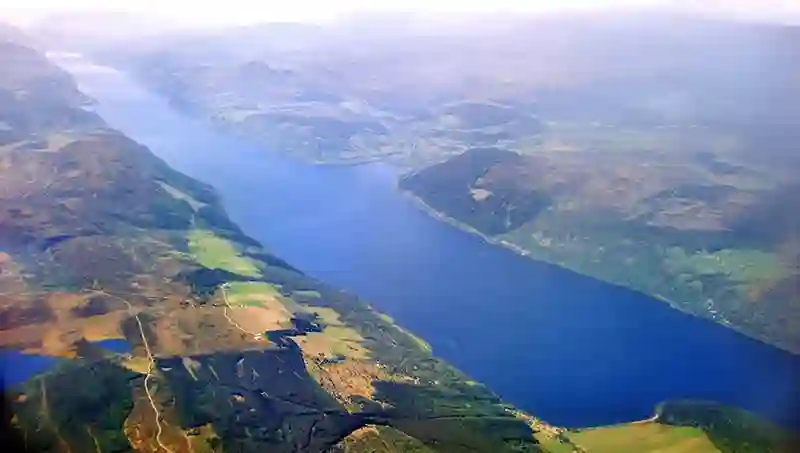 Loch Ness aerial view