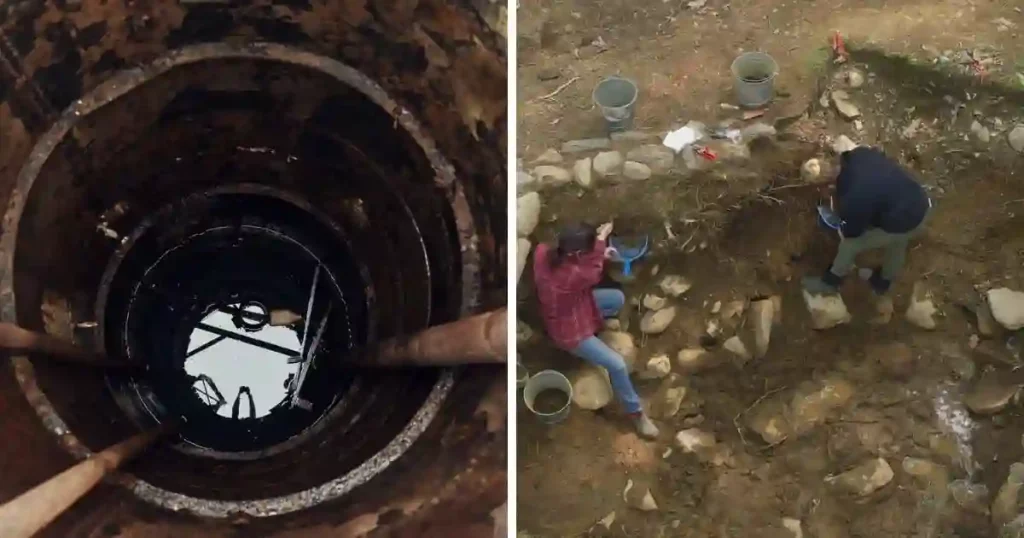 Oak Island Money Pit excavation