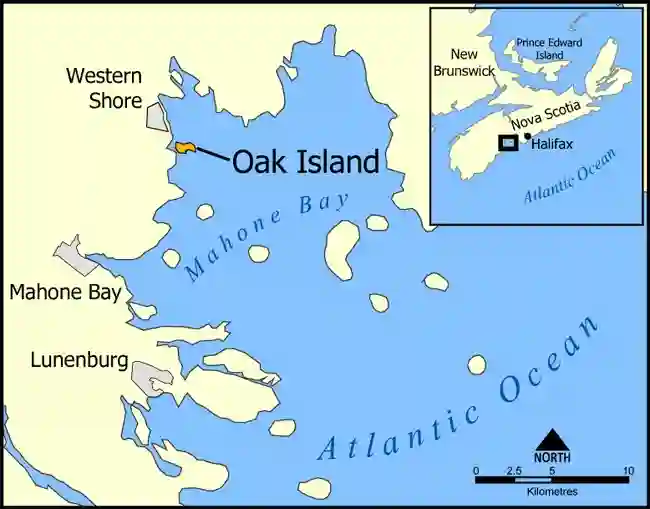 Oak Island treasure map recent discoveries